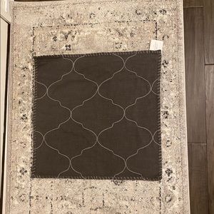 COPY - NWT Pottery Barn Grey Trellis Pillow Cover